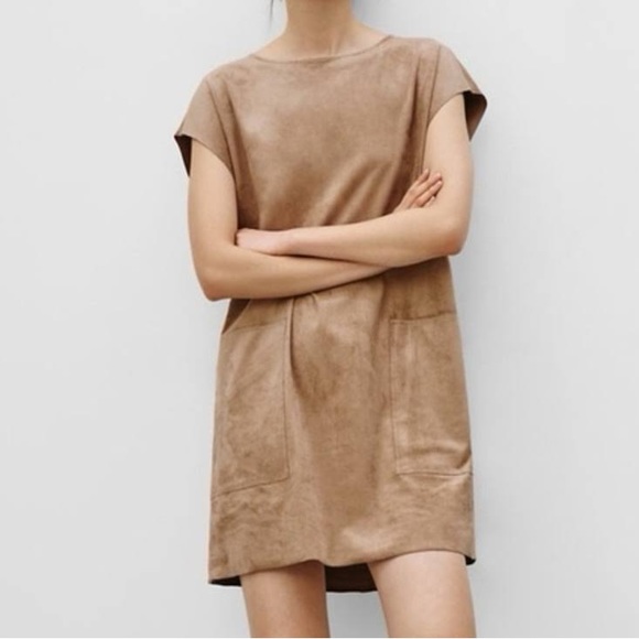 WILFRED FAUX SUEDE DRESS - Picture 4 of 5